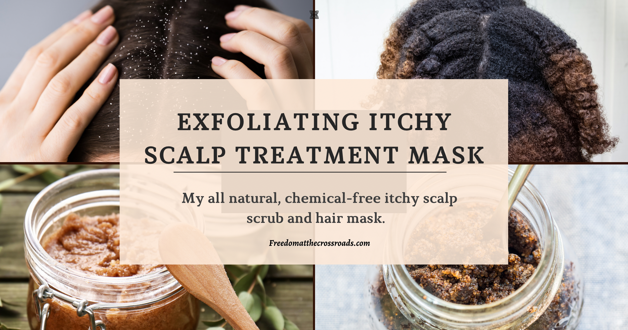 exfoliating itchy scalp treatment mask blog feature image